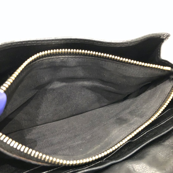 Prada Black Flap Long Wallet Sku#84401 (gently used) - Picture 14 of 15